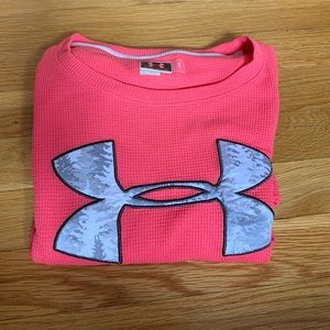 Pink / Camo Under Armour Long Sleeve